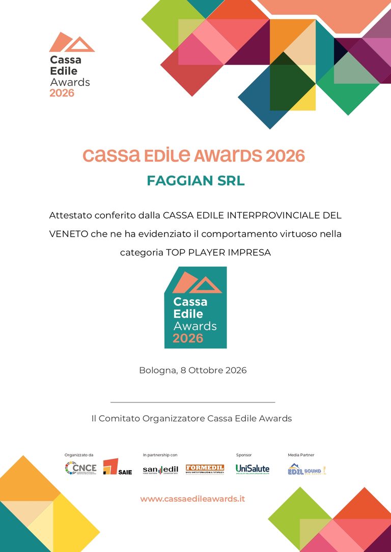 CASSA EDILE AWARDS